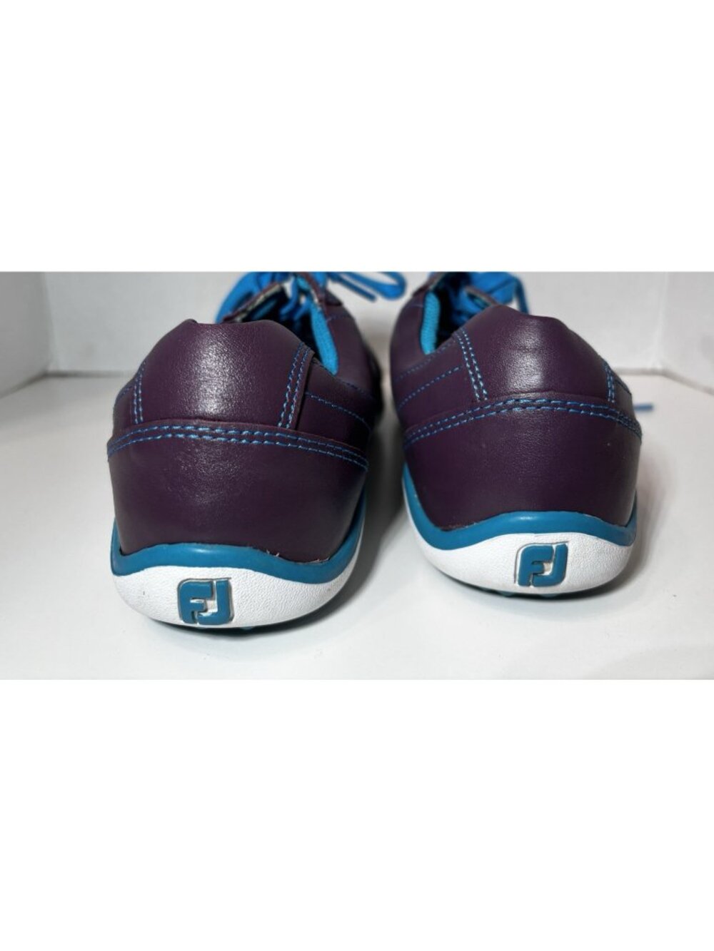 FootJoy LoPro Spikeless Womens Golf Shoes Purple and Teal size 8.5 - Picture 6 of 7